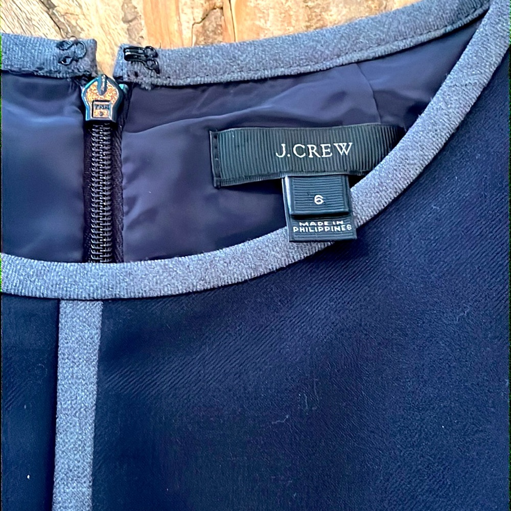 J Crew Navy Dress - Picture 2 of 3